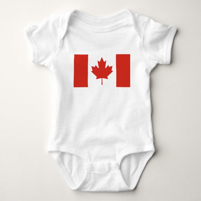 Patriotic Canadian Flagga T Shirt (Framsida)