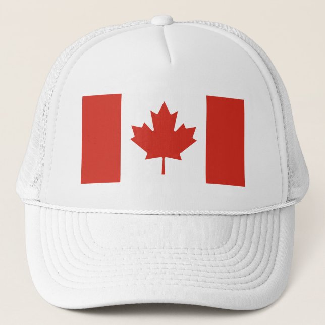 Patriotic Canadian Flagga Truckerkeps (Framsida)