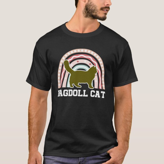 patriotic cat ragdoll cat kittens t shirt (Framsida)