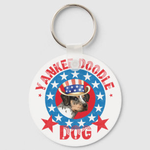 Patriotic Catahoula Nyckelring