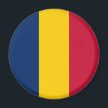 Patriotic Chad Flagga Magnet<br><div class="desc">Patriotisk flagga i Tchad.</div>