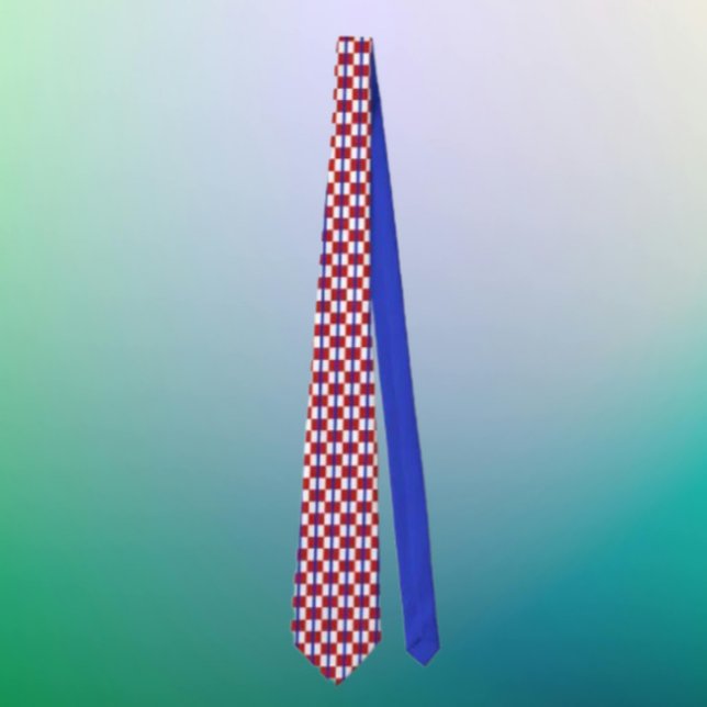 Patriotic Checkerboard Necktie Slips (Skapare uppladdad)