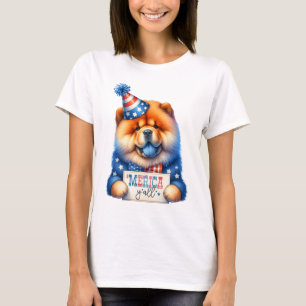 Patriotic Chow Chow 'Merica Y'all T Shirt