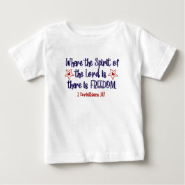 Patriotic Christian Bible Verse Freedom T Shirt