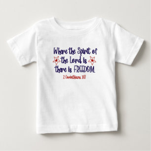 Patriotic Christian Bible Verse Freedom T Shirt
