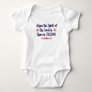 Patriotic Christian Bible Verse Freedom T Shirt