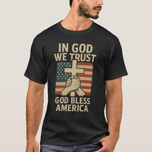 Patriotic Christian T Shirt (Framsida)