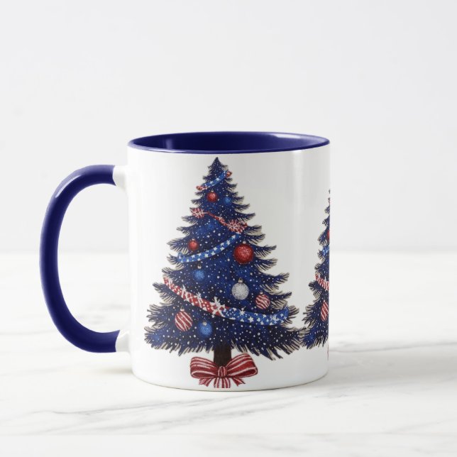 Patriotic Christmas Mug Mugg (Vänster)