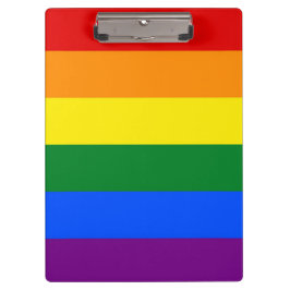 Patriotic Clipboard med Pridets flagga av HBT-pers