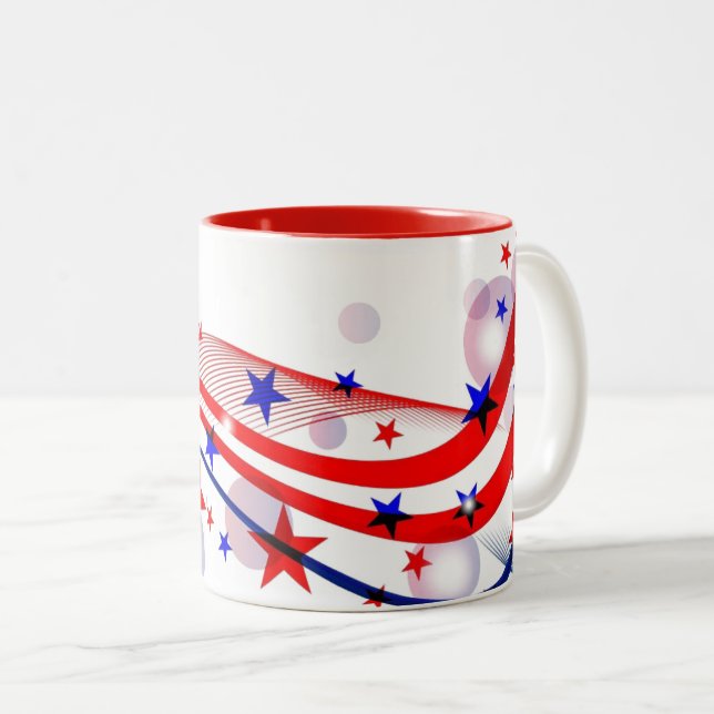 Patriotic Coffee Mugg (Framsida höger)