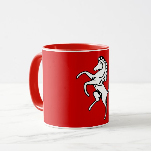 Patriotic Combo Mug with flag of Kent County Mugg (Framsida vänster)