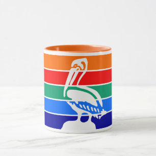 Patriotic Combo Mugg med flagga av Sankt Petersbur