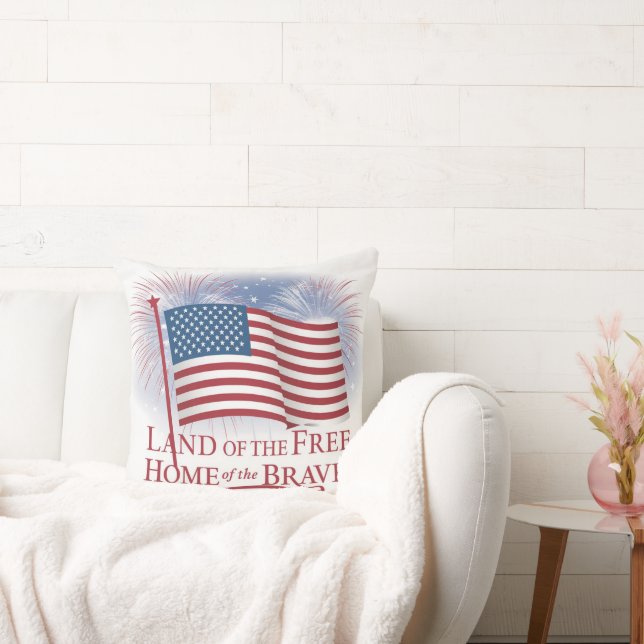 Patriotic Comfort Pillow Kudde (Soffa)