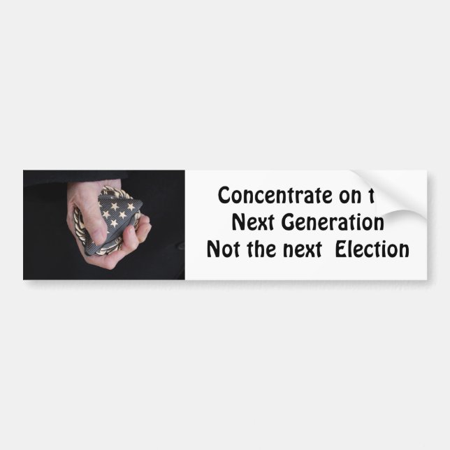 Patriotic/Concentrate on the Next Generation Bildekal (Framsidan)