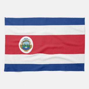 Patriotic Costa Rica Flagga Kökshandduk