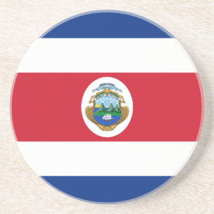 Patriotic Costa Rica Flagga Underlägg