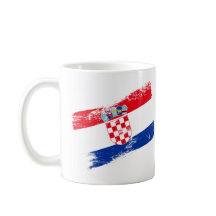 Patriotic Croatia Coffee Mug – Croatian Flag & Cre