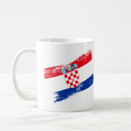 Patriotic Croatia Coffee Mug – Croatian Flag & Cre Kaffemugg
