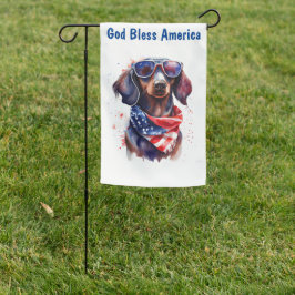 Patriotic Dachshund