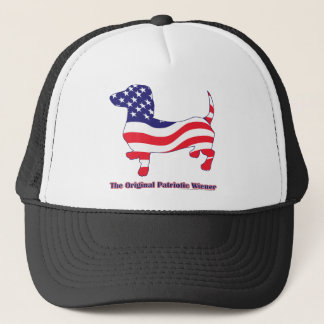 Patriotic Dachshund - Doxie Truckerkeps