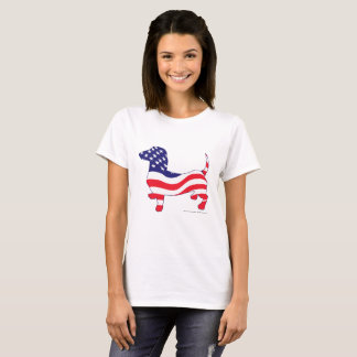 Patriotic Dachshund T Shirt