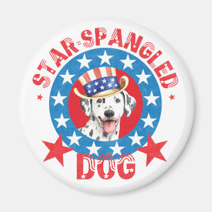 Patriotic Dalmatien Magnet