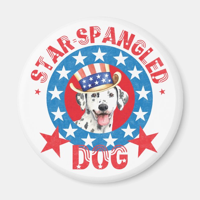 Patriotic Dalmatien Magnet (Framsidan)
