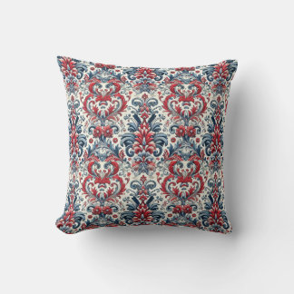 Patriotic Damask Kudde