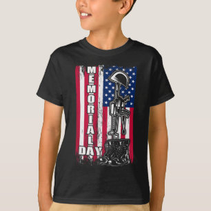 Patriotic, den amerikanska Flagga Veteran Memorial T Shirt