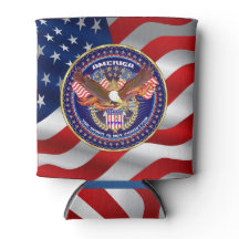 Patriotic Dim. 3 tum (diameter), 3,75 tum höjd