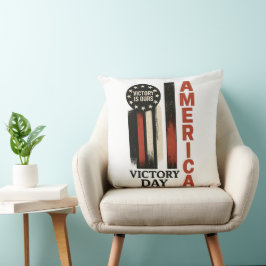 Patriotic Disted USA Art Kudde