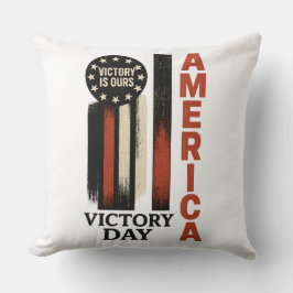 Patriotic Disted USA Art Kudde