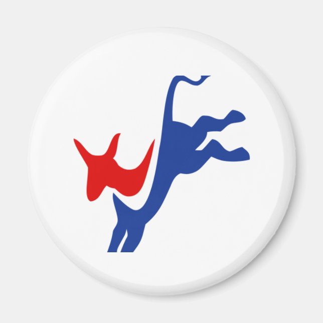 Patriotic donkey magnet (Framsidan)