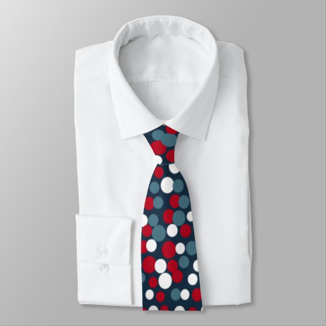 Patriotic Dots Tie Slips (Bunden)