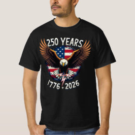 Patriotic Eagle 250th Anniversary 1776-2026 T Shirt
