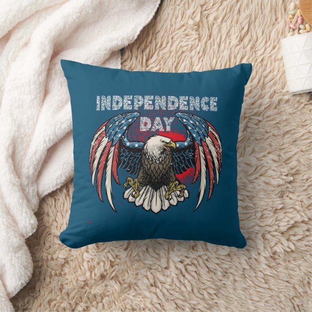 Patriotic Eagle 4 juli 4 juli 4 juli 4 juli Kudde (Filt)