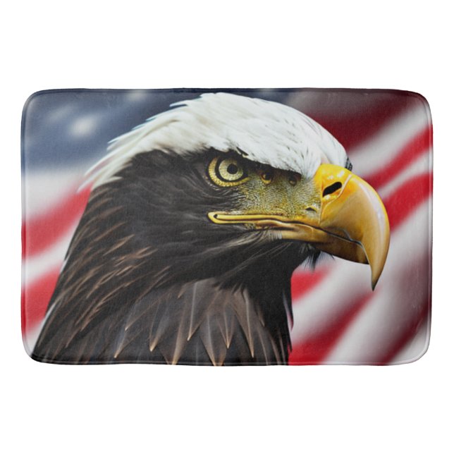 Patriotic/Eagle/American/USA Badrumsmatta (Framsidan)