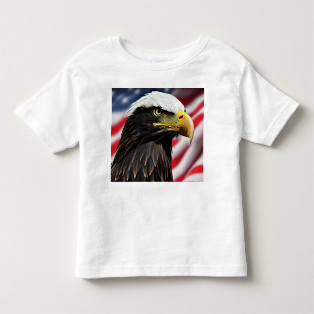 Patriotic/Eagle/American/USA T Shirt (Framsida)