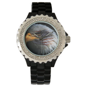 Patriotic eagle armbandsur