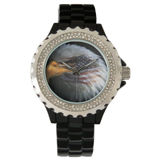 Patriotic eagle armbandsur (Framsida)