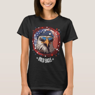 Patriotic Eagle Beret Denim Jacka T Shirt