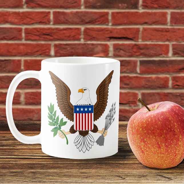 Patriotic Eagle Coffee Mugg (Skapare uppladdad)