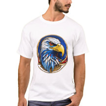 Patriotic Eagle Emblem Design
