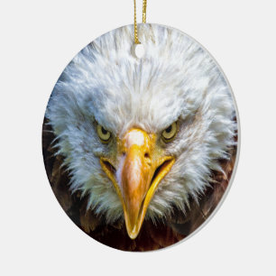 Patriotic Eagle Julgransprydnad Keramik