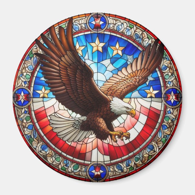 Patriotic Eagle Magnet (Framsidan)