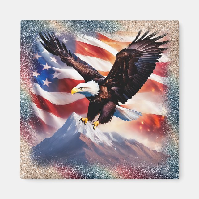 Patriotic Eagle Magnet (Framsidan)