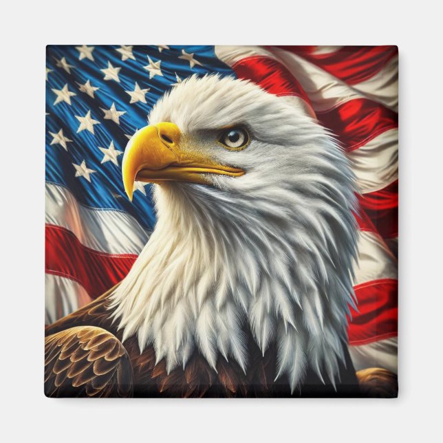 Patriotic Eagle Magnet (Framsidan)