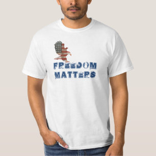 Patriotic Eagle med frihetsoffert T Shirt