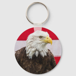 Patriotic Eagle Nyckelring