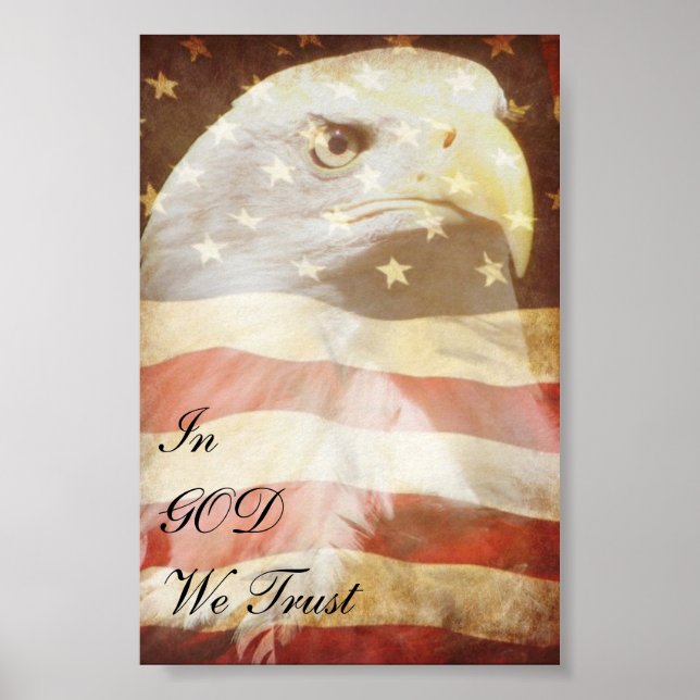 Patriotic Eagle Poster (Framsidan)